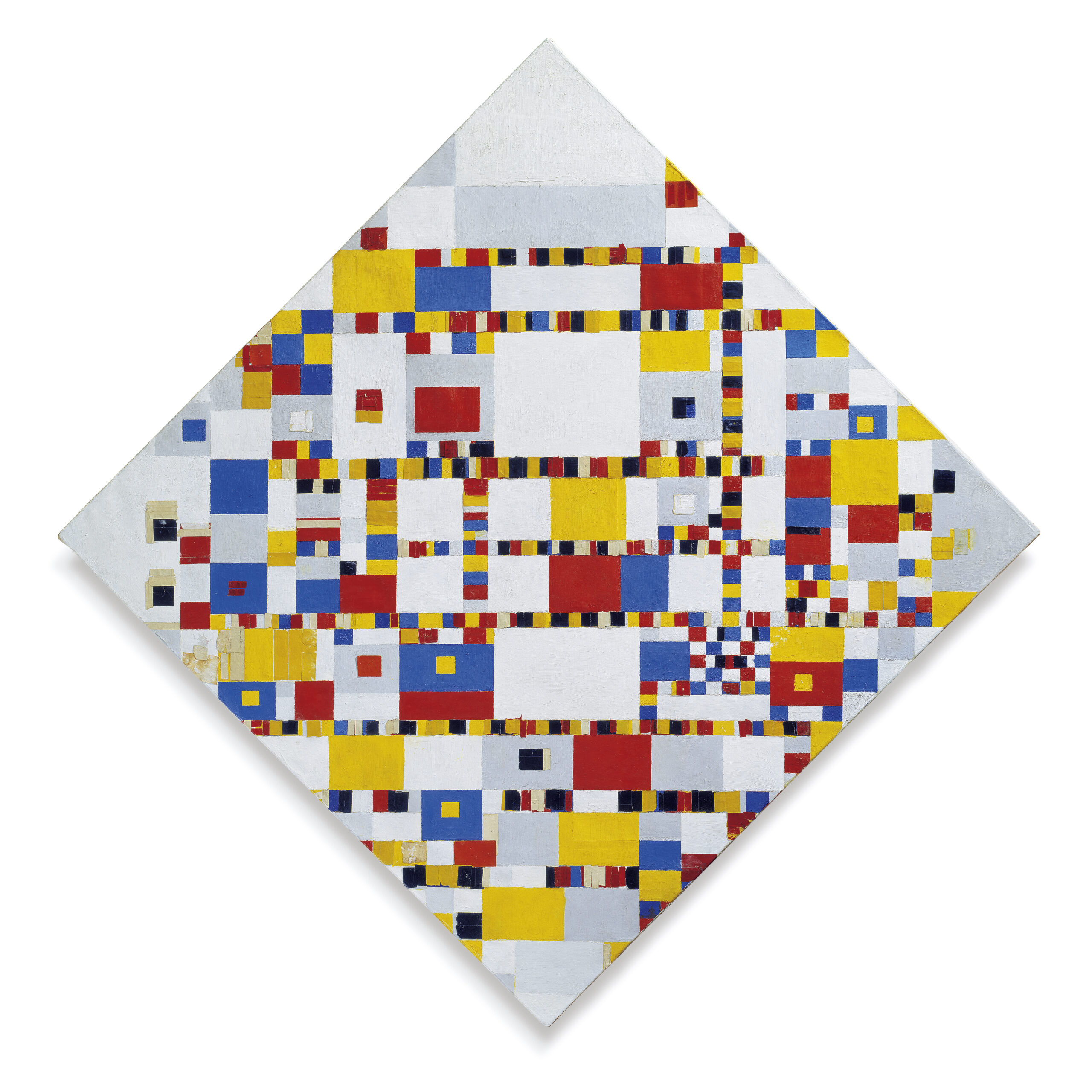 Victory Boogie Woogie van Piet Mondriaan